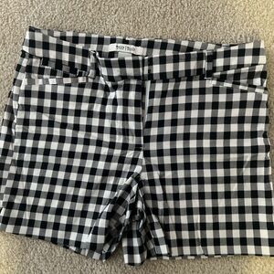 White House Black Market Mid Waist Checkered Shorts